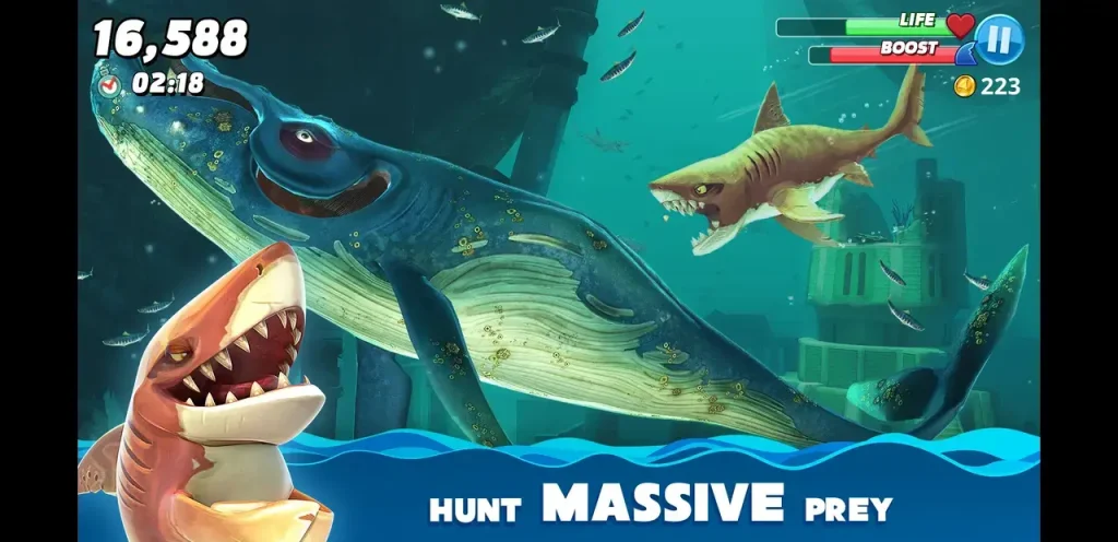 hungry shark world game